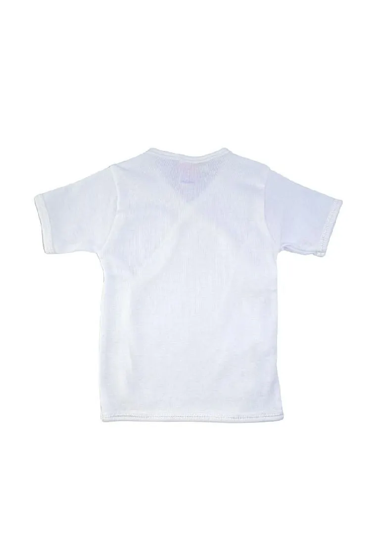 3 piece Plain Short Sleeves Tieside