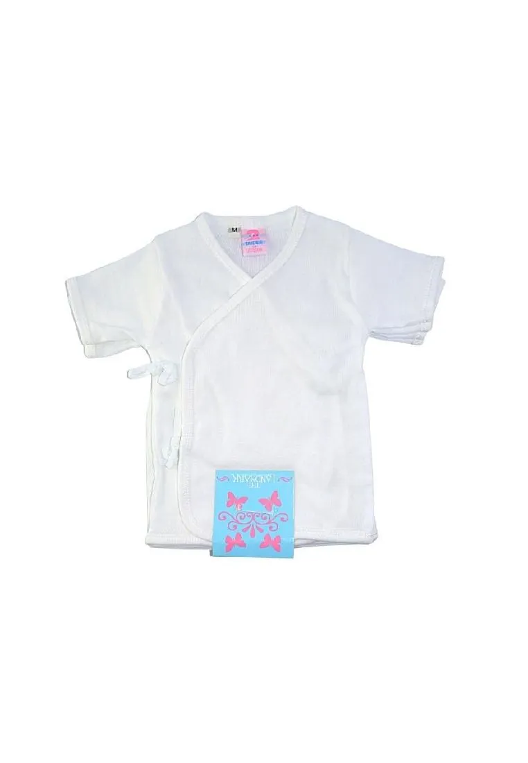 3 piece Plain Short Sleeves Tieside