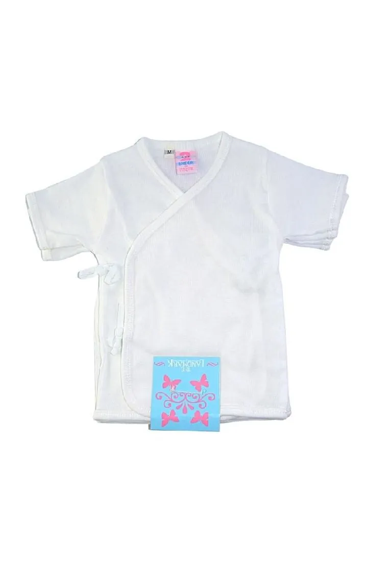 3 piece Plain Short Sleeves Tieside