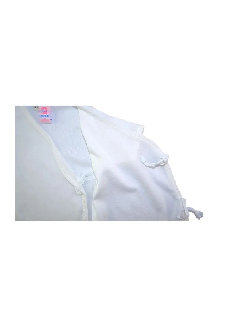 3 piece Plain Short Sleeves Tieside