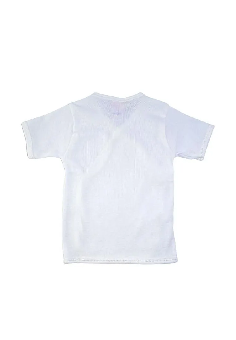 3 piece Plain Short Sleeves Tieside