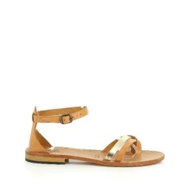 Antichi Romani 114 Tan Slingback Sandals