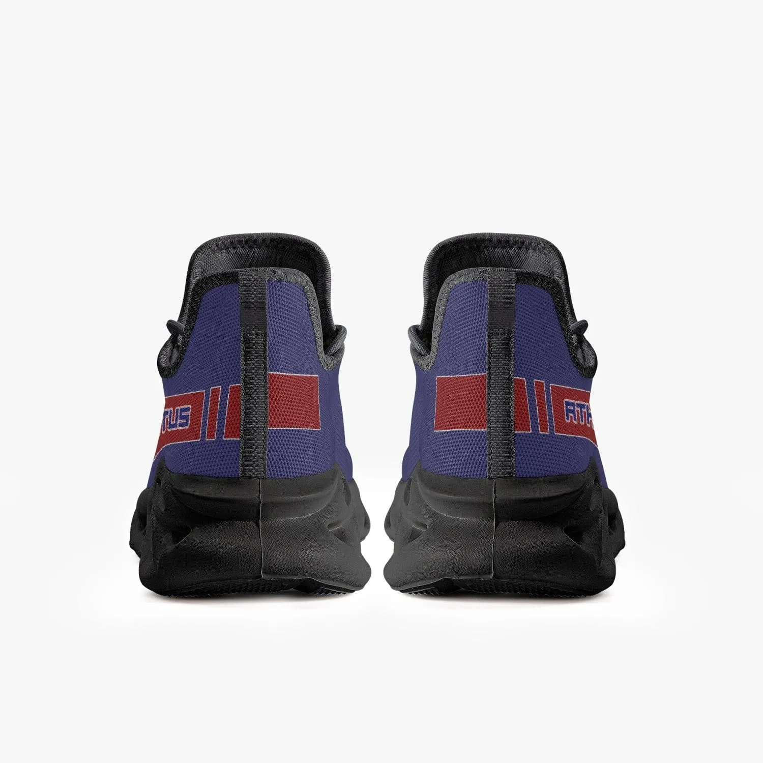 ATHLETIC APPARATUS V1 RWB BOUNCE MESH KNIT SNEAKERS - BLACK