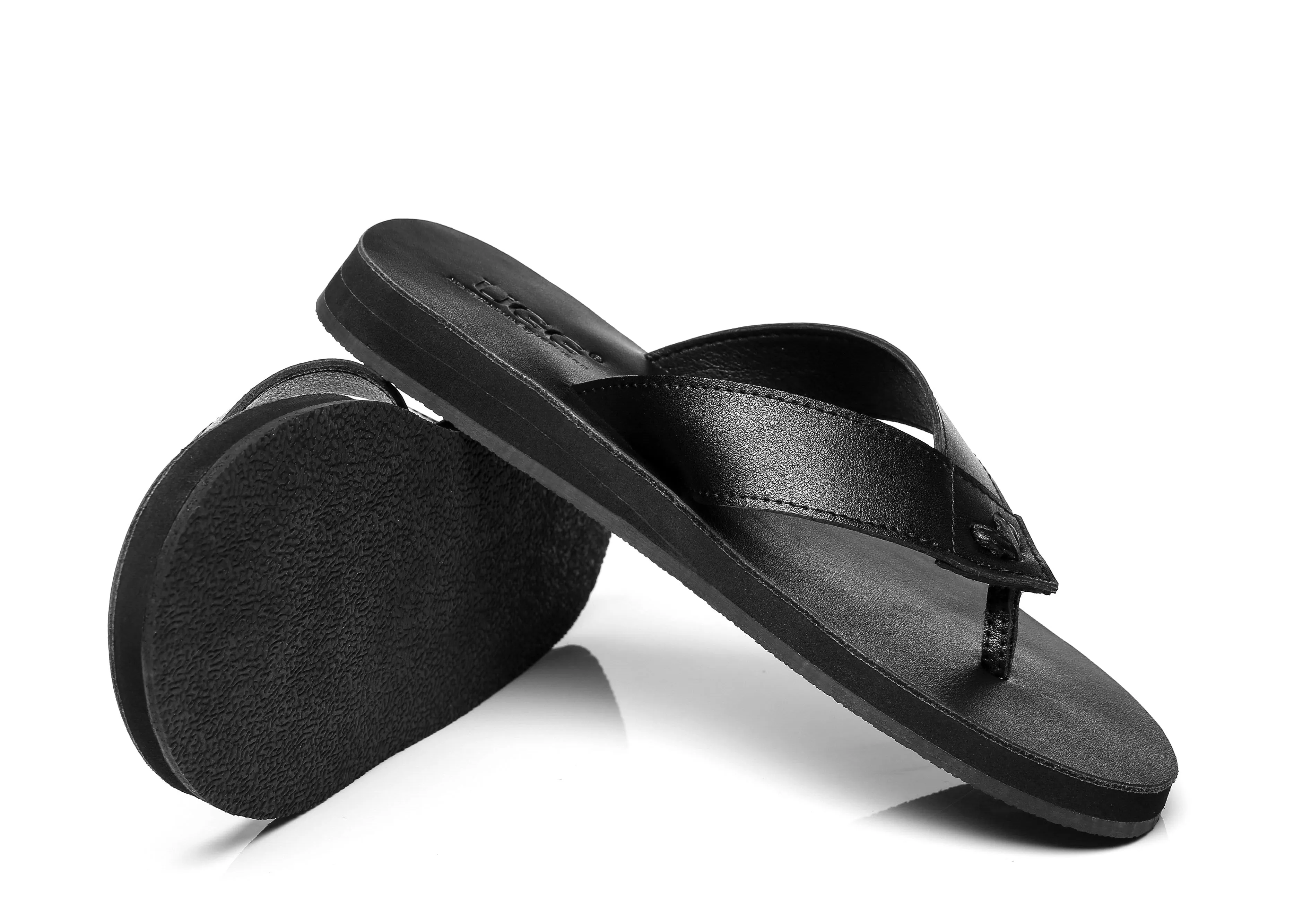 Australian Shepherd® Murphy Women and Men Leather Slides Thong