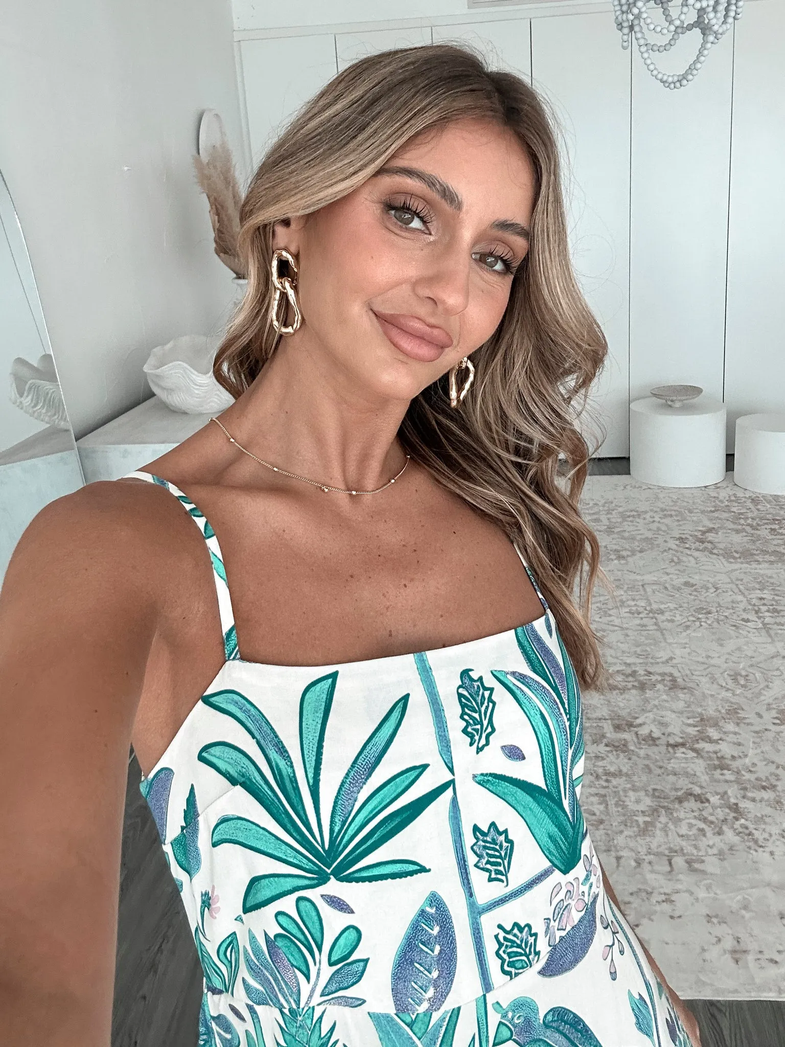 Azalith Dress - White Print