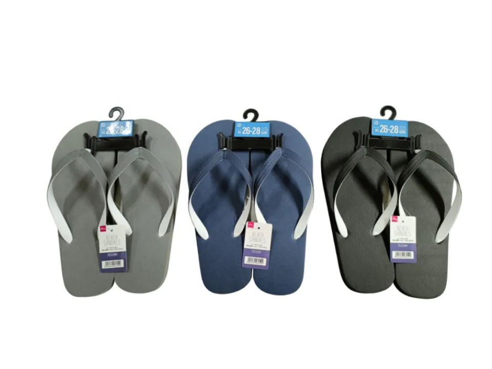 Beach Sandals Plain Strap Bicolor EU 41-44