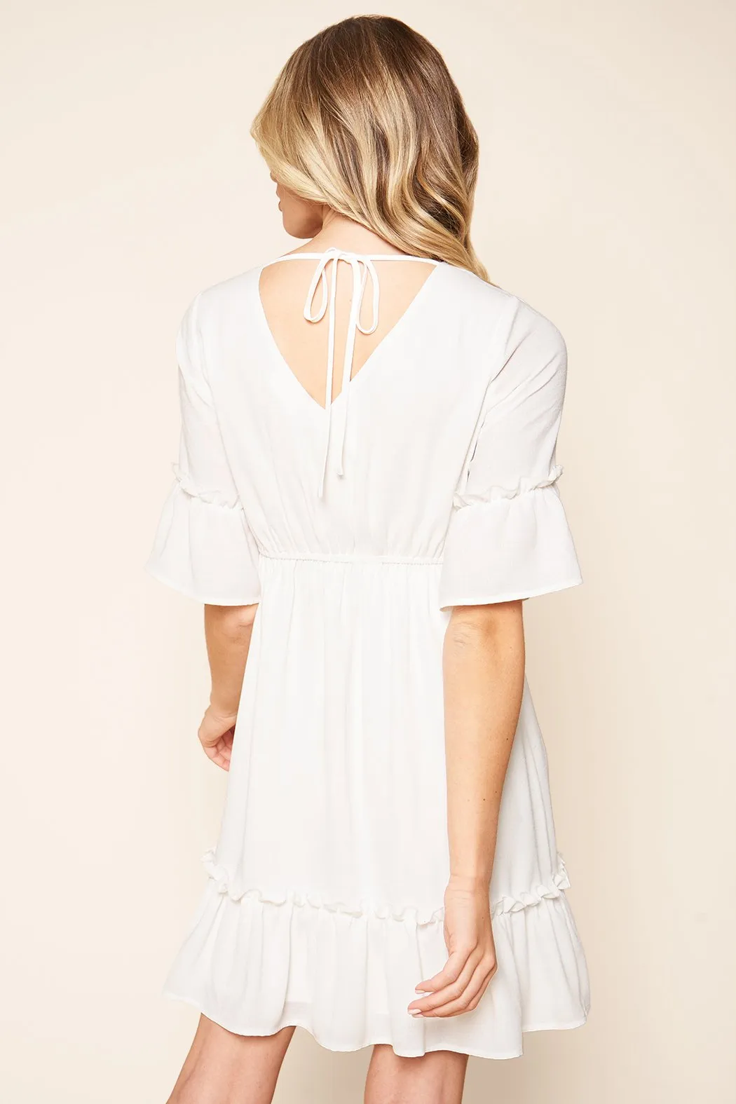 Bernadette Tie Back Mini Dress