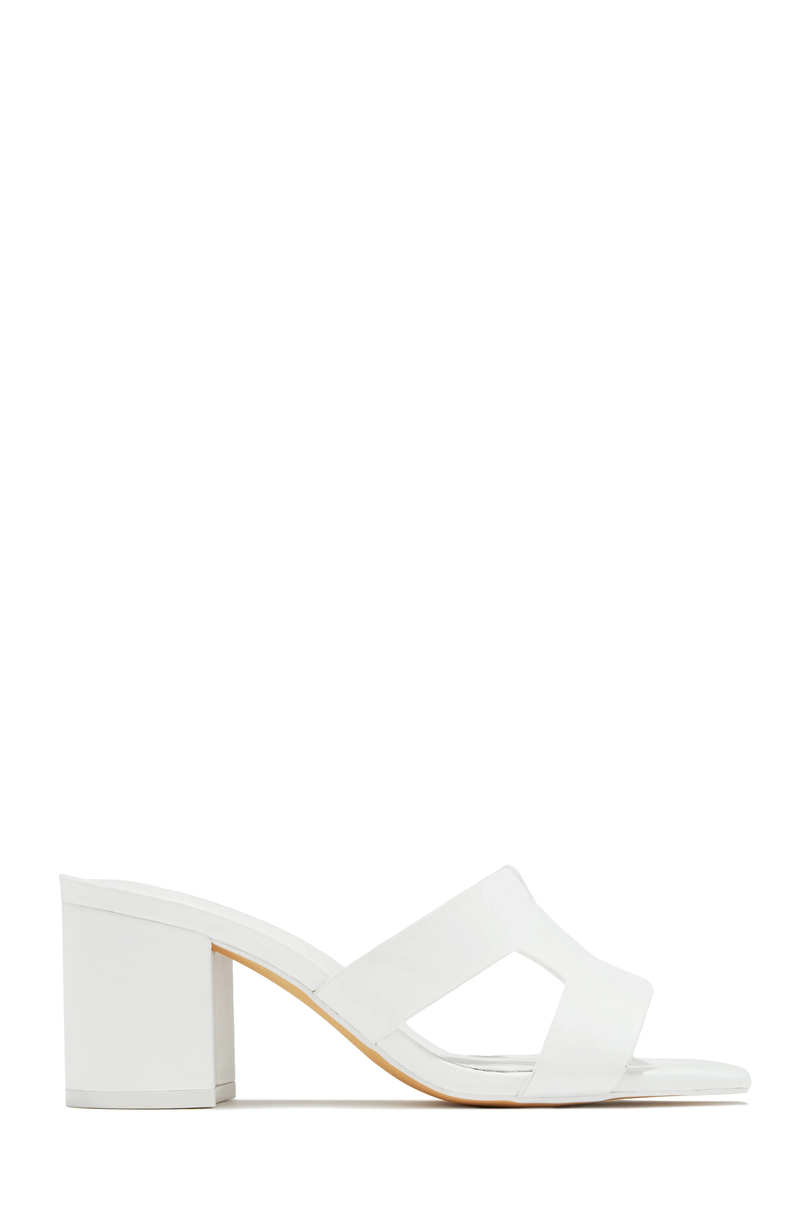Carina Block Heel Mules - Black