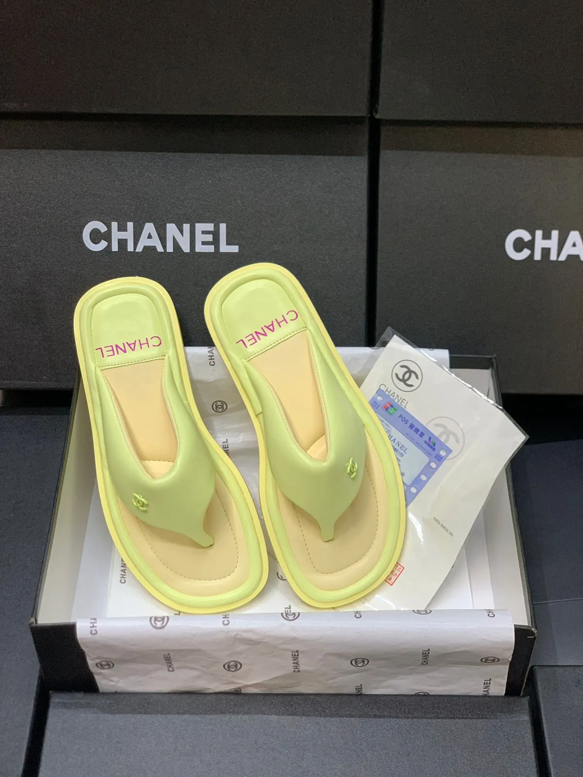 CH Thong Leather flip flops Slipper