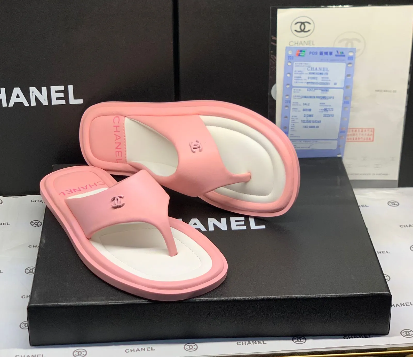 CH Thong Leather flip flops Slipper