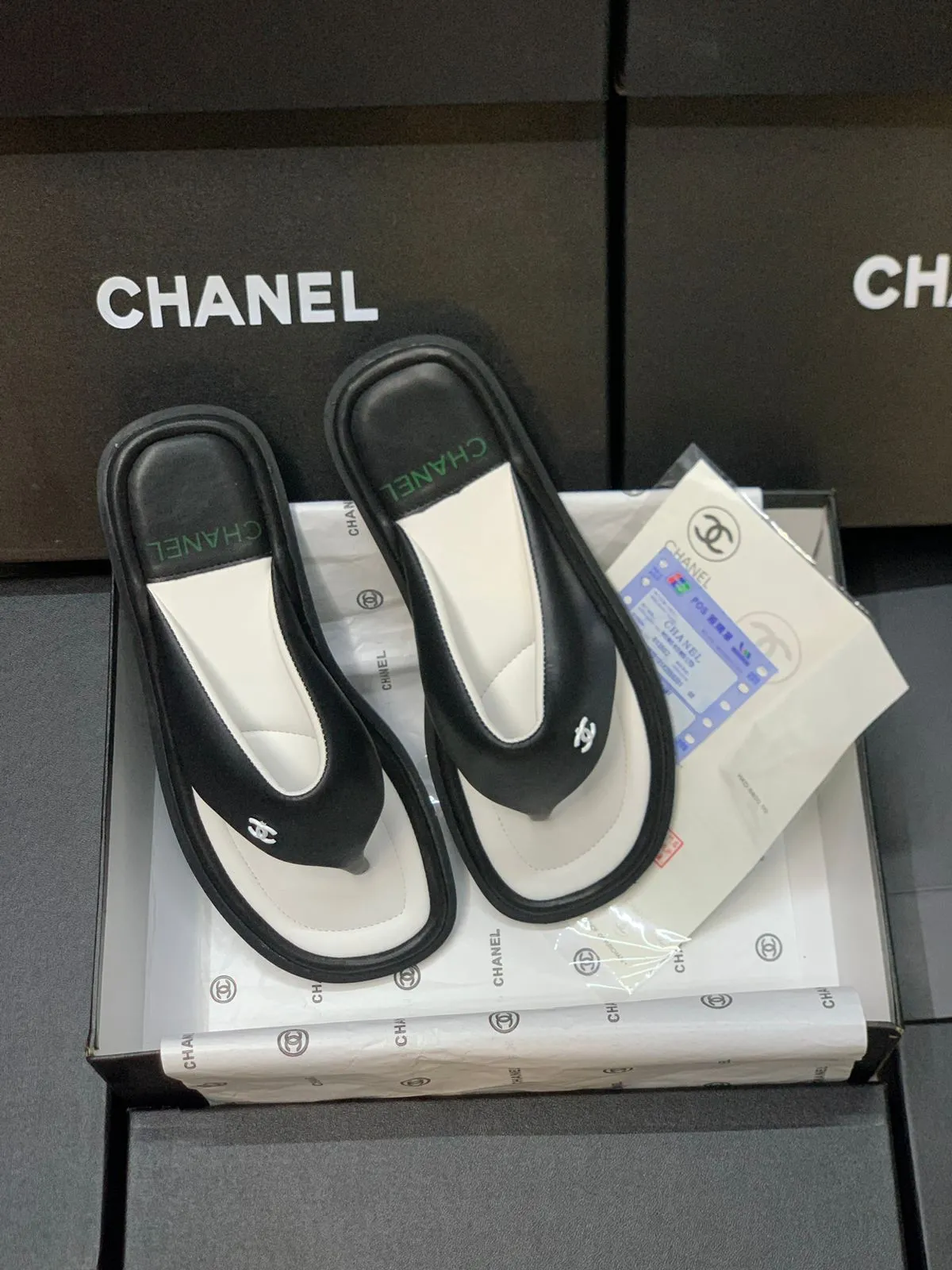 CH Thong Leather flip flops Slipper