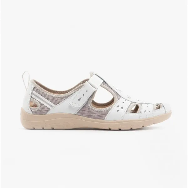 CLEVELAND Ladies Sporty Shoes White