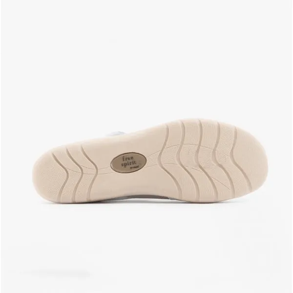 CLEVELAND Ladies Sporty Shoes White