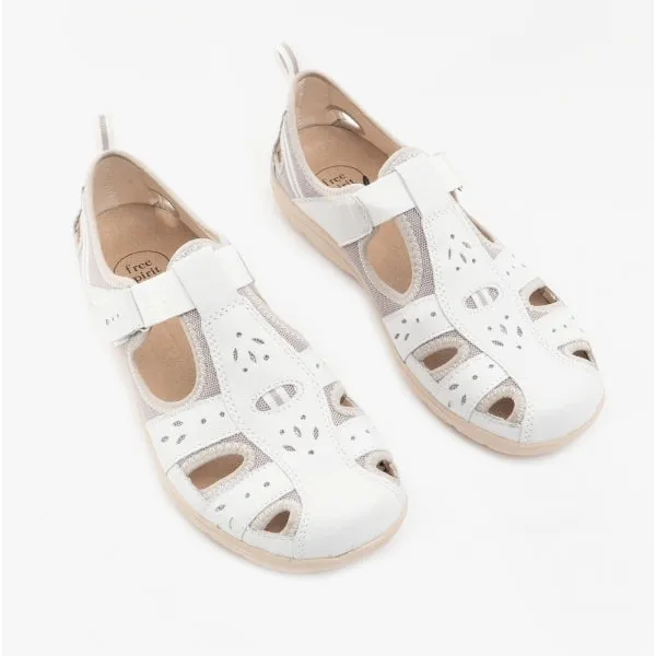 CLEVELAND Ladies Sporty Shoes White
