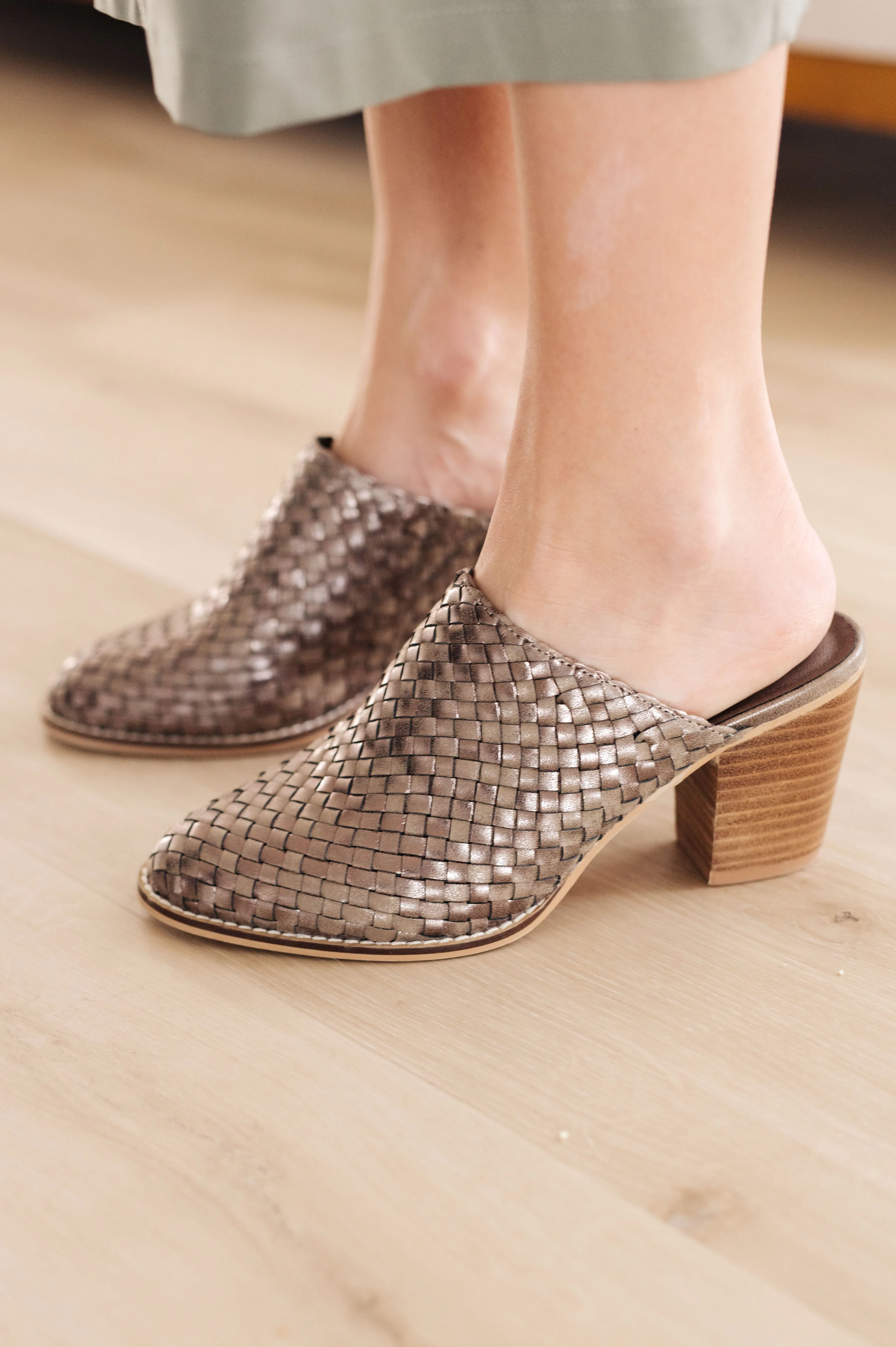 *Corky's* Walk with Me Woven Mules (Sizes 6-11)