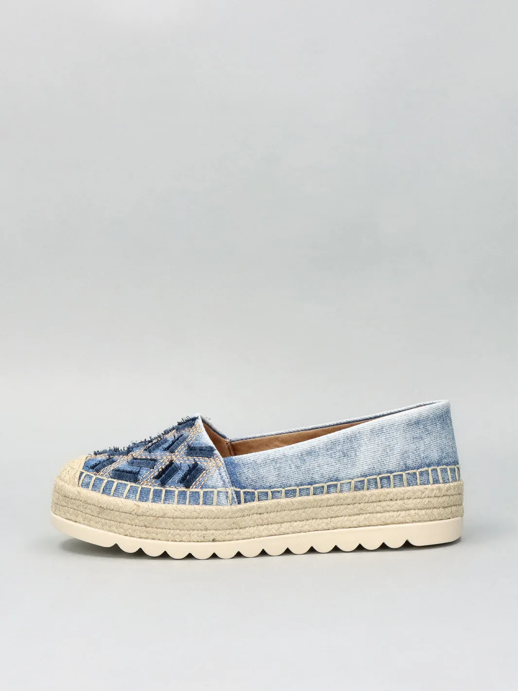 DENIM ESPADRILLES - BLUE