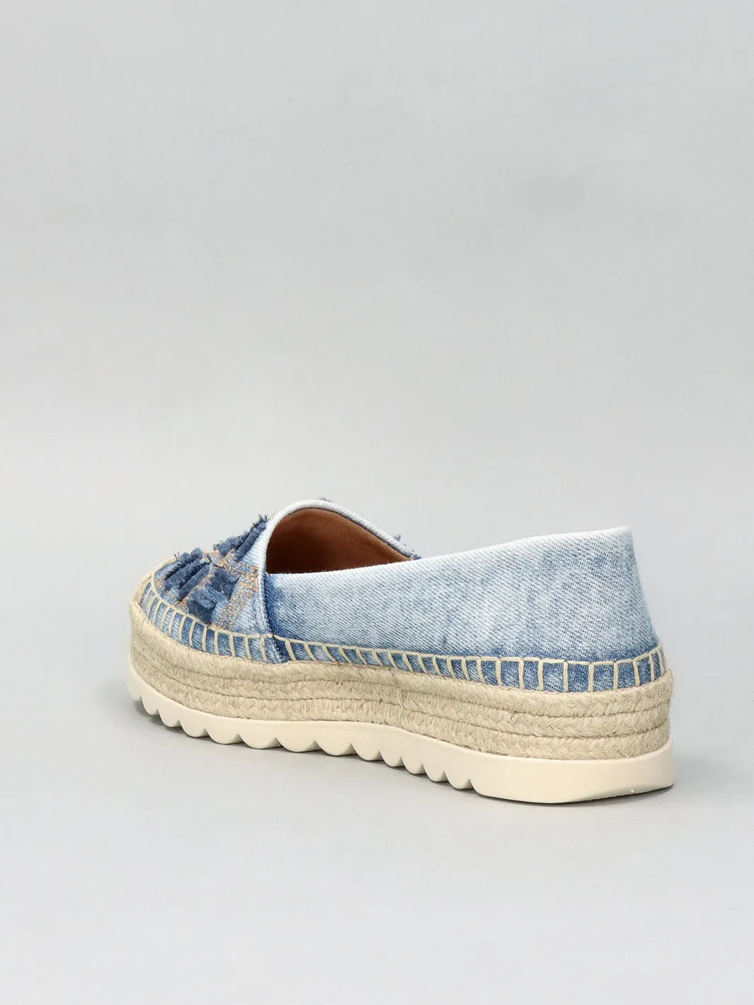 DENIM ESPADRILLES - BLUE