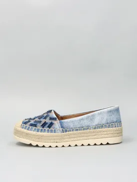 DENIM ESPADRILLES - BLUE
