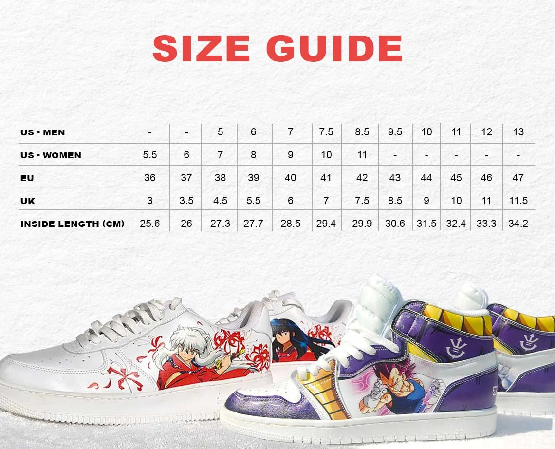 Dragon Ball Z YZ Anime Shoes