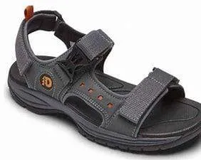 Dunham Men's Nolan WF Sport Sandals- Grey