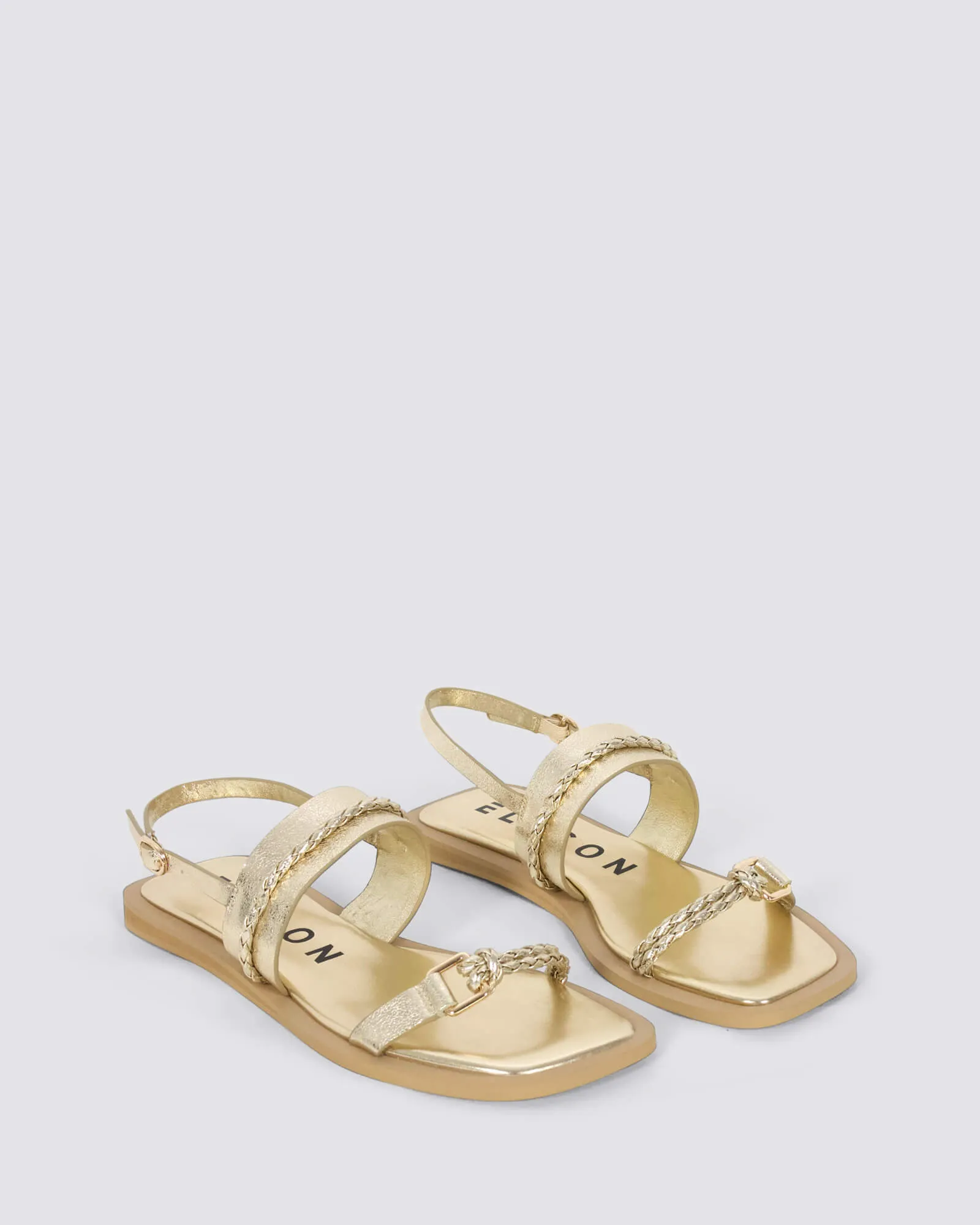 FLAMENCO SANDALS GOLD LEATHER