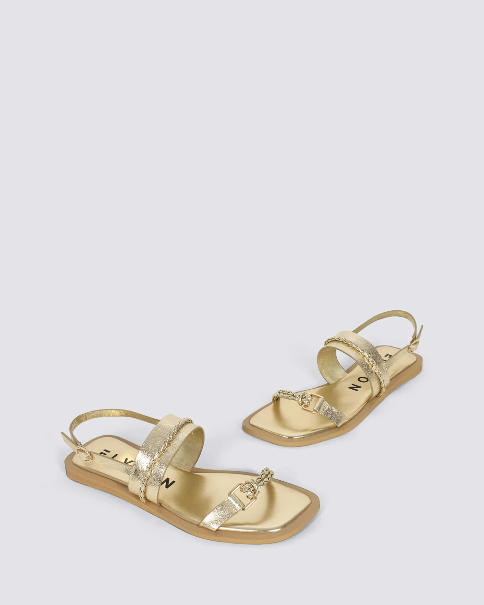 FLAMENCO SANDALS GOLD LEATHER