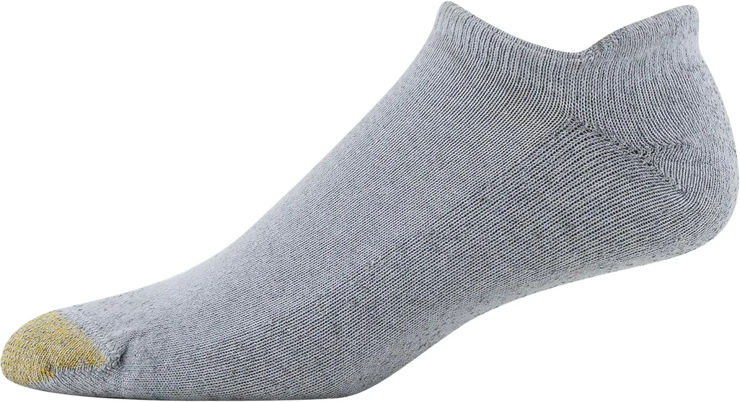GOLDTOE Men's 656HT Cotton No Show Heel Tab Athletic Socks, 6-Pairs