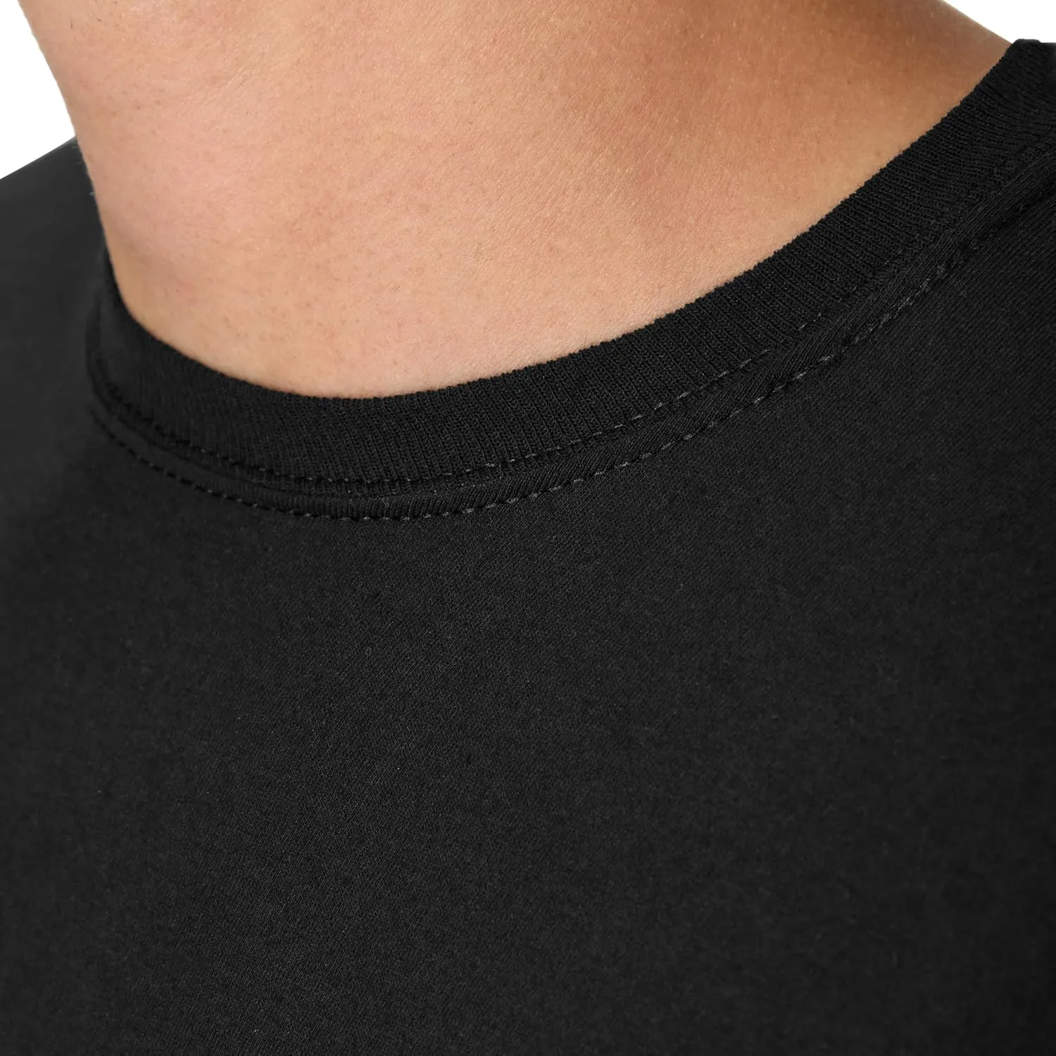 Hanes T-Shirt 6-Pack, Stay-Tucked Soft Cotton, Best Undershirts for Men, Assorted Pocket Tees