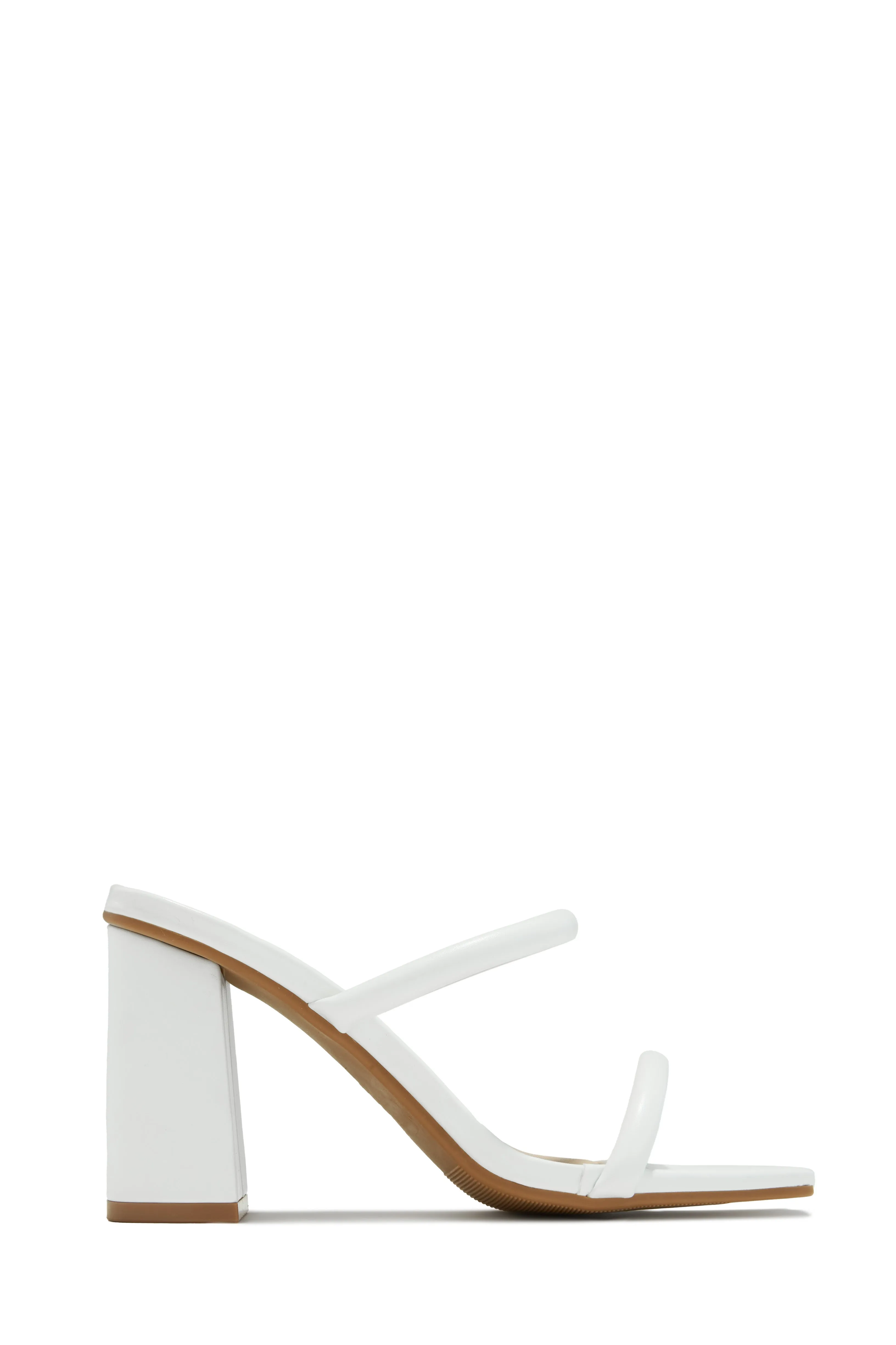Jenna Block Heel Mules - Black