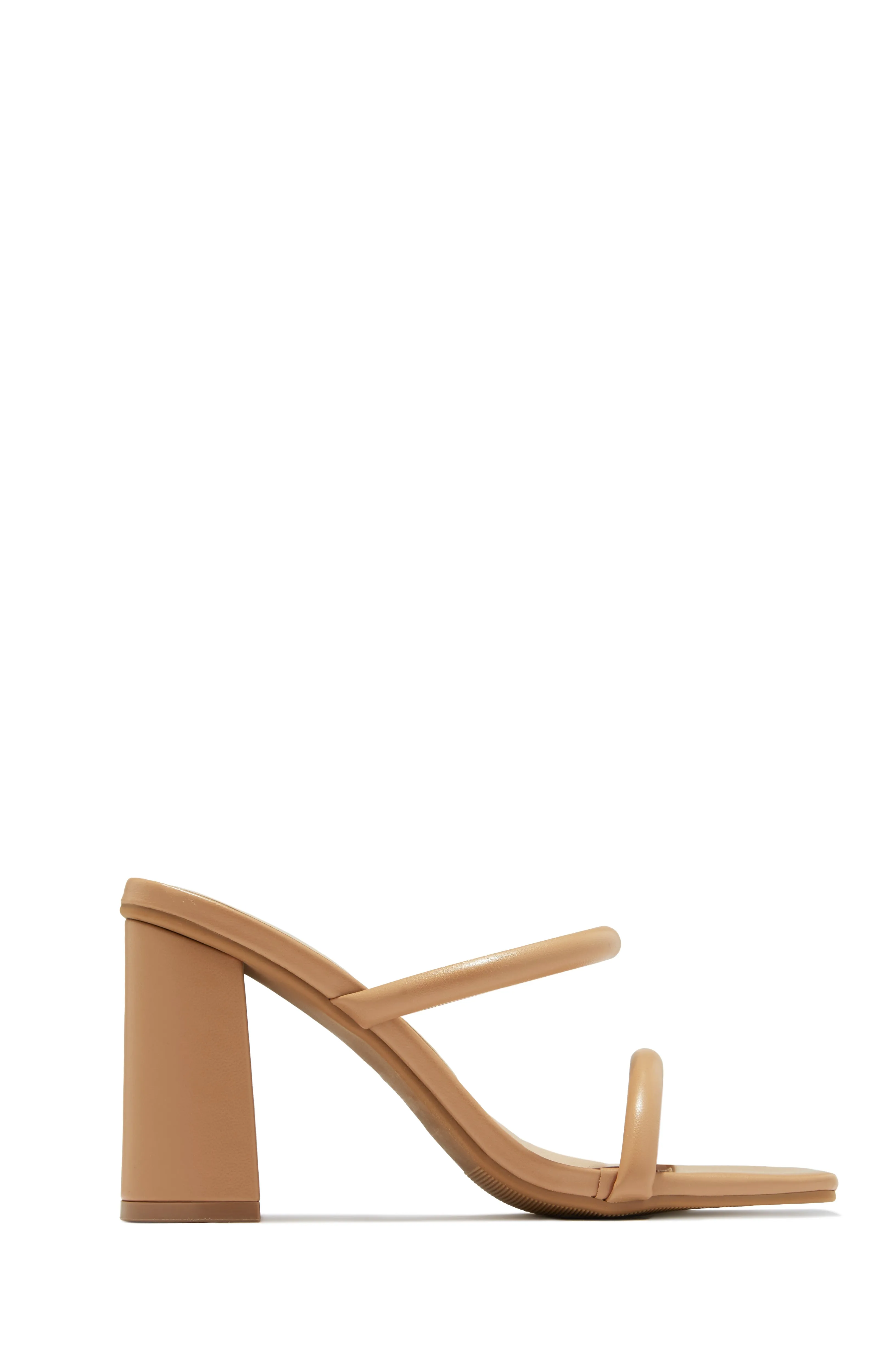 Jenna Block Heel Mules - Black