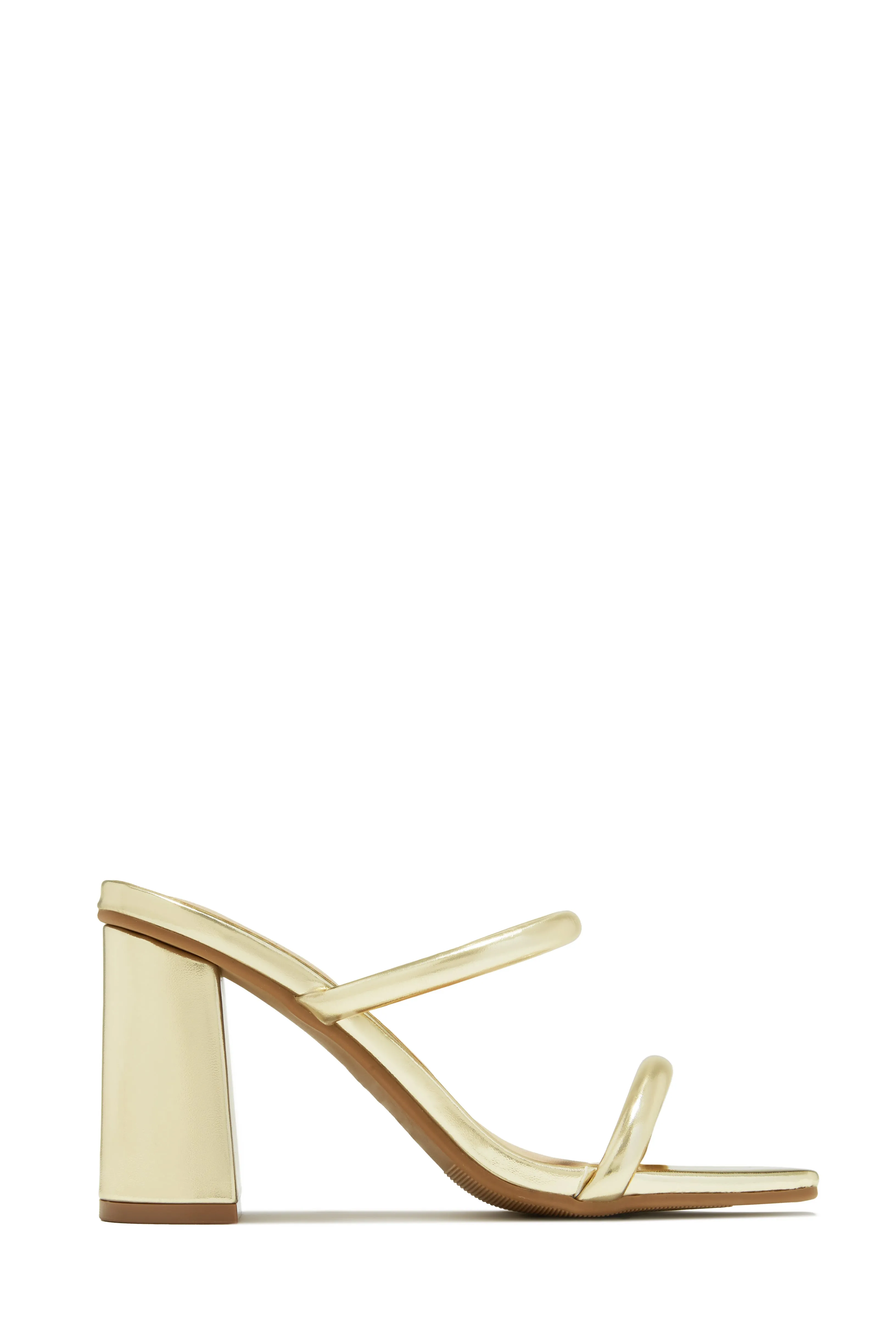 Jenna Block Heel Mules - Black