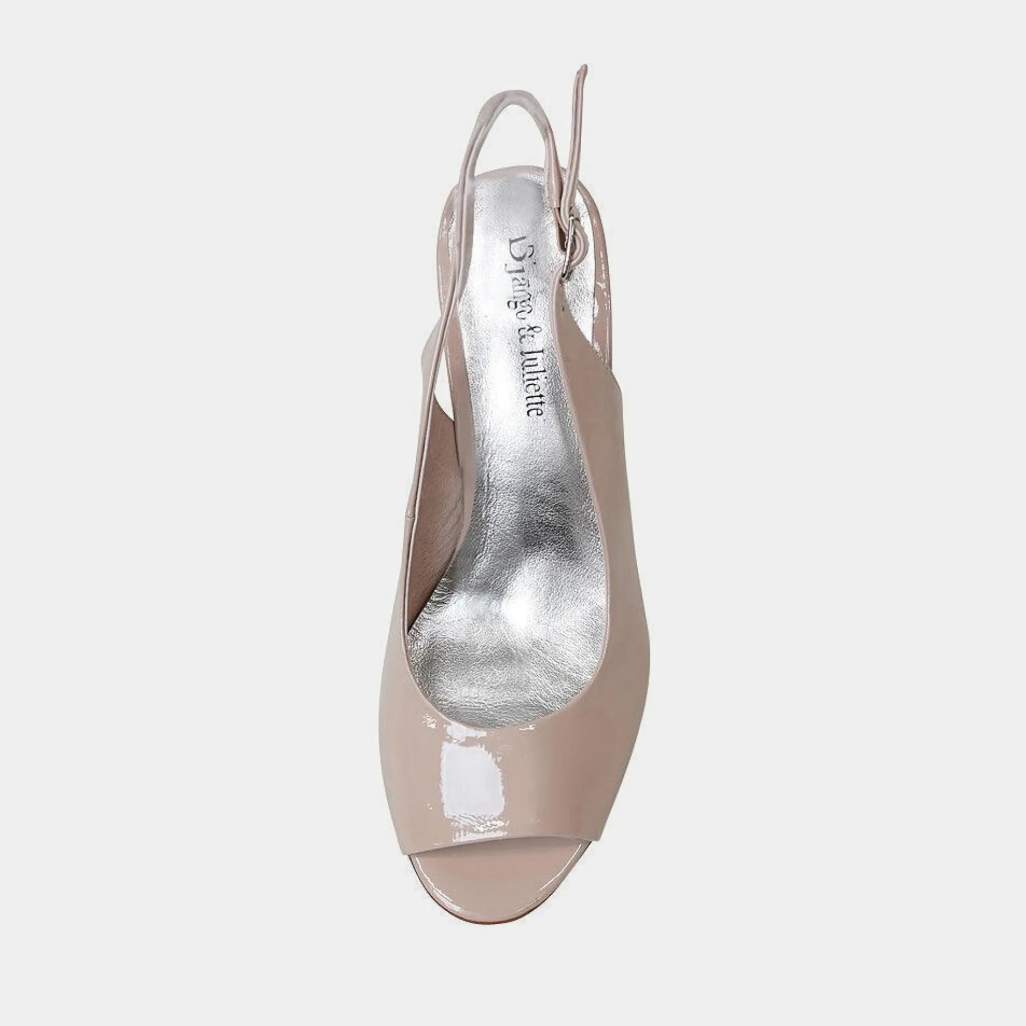 Kianna Cafe Patent Leather Heels