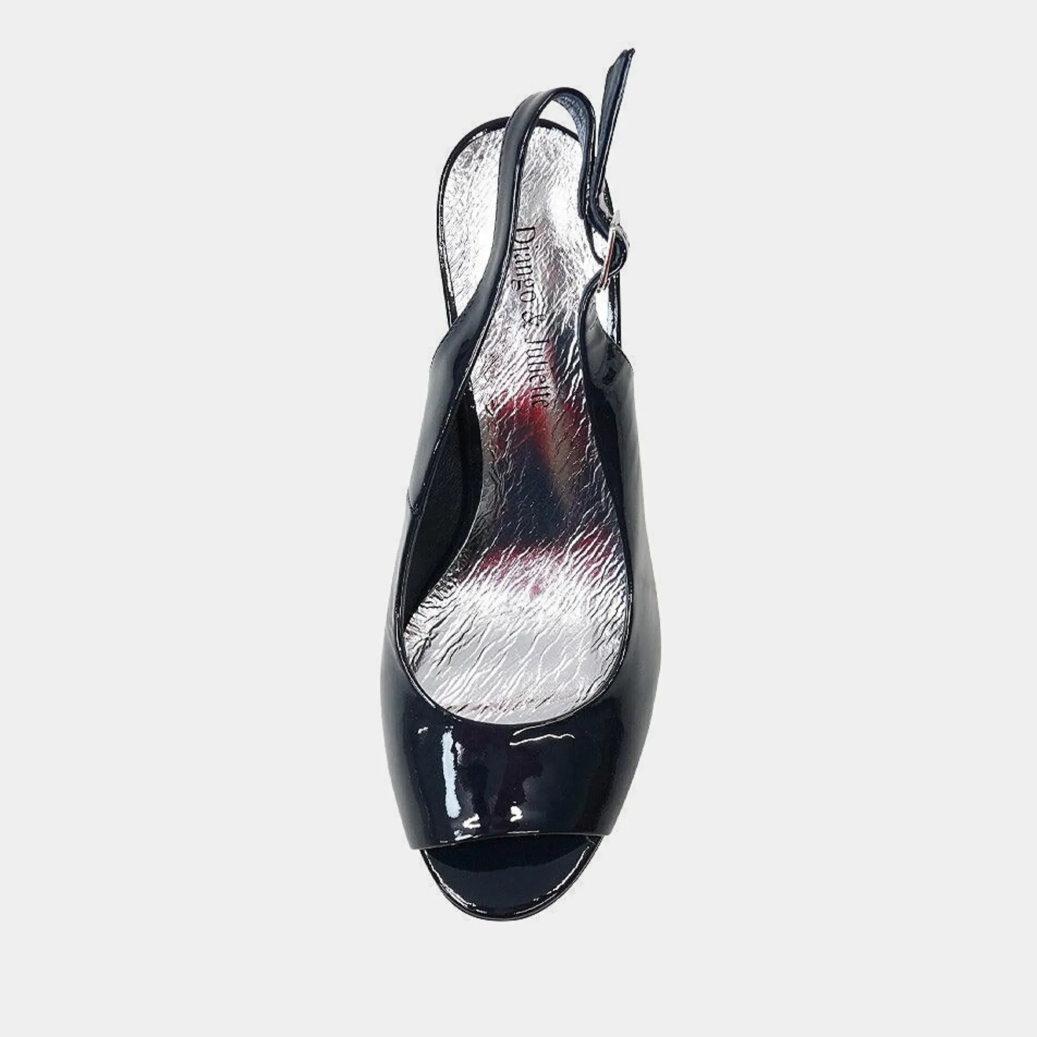 Kianna Navy Patent Leather Heels