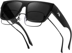kimorn Fit Over Glasses Sunglasses for Women Men Trendy Square Shades Sun glasses Polarized UV400 Protection
