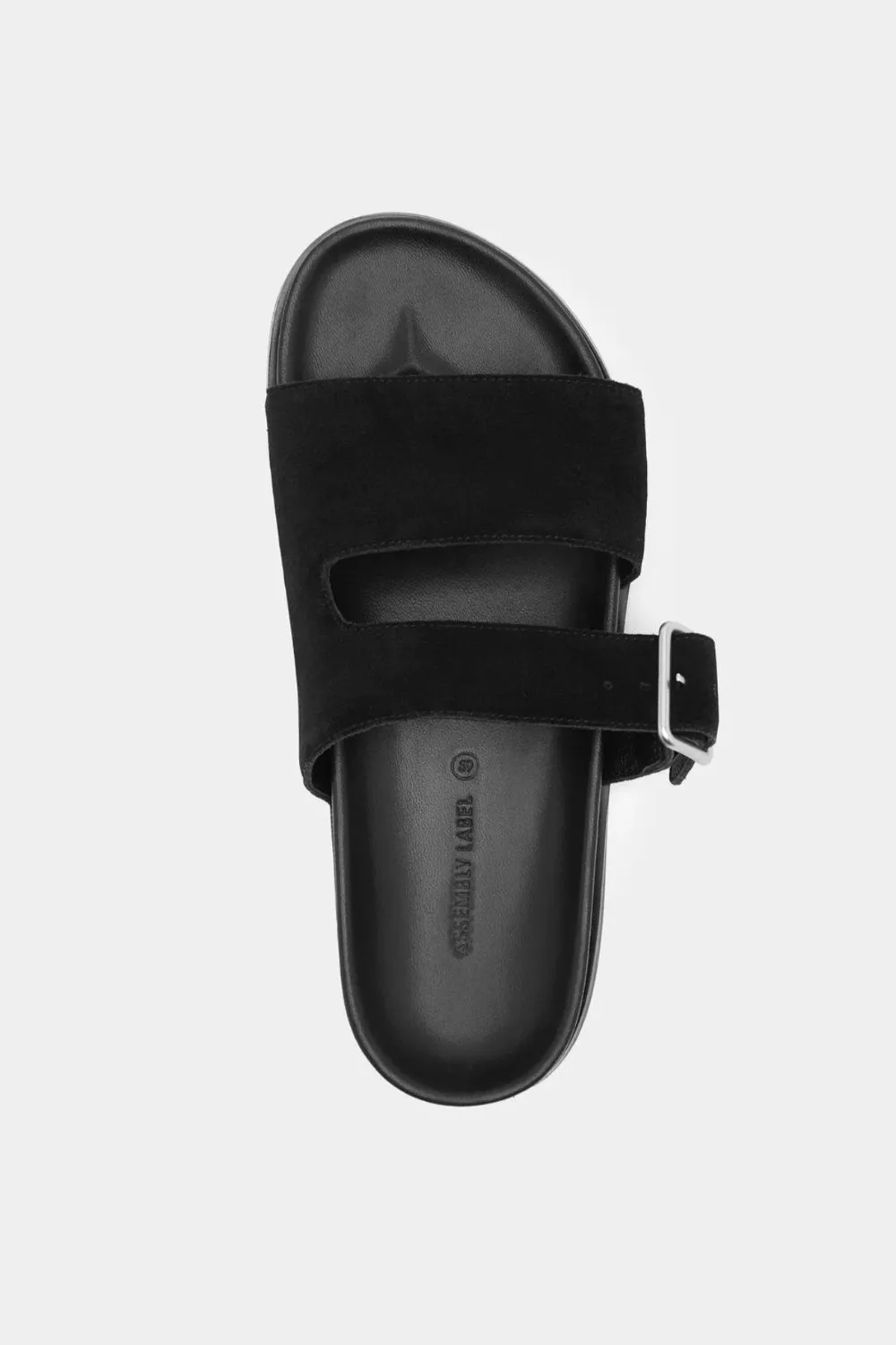 Kyah Suede Slide Black