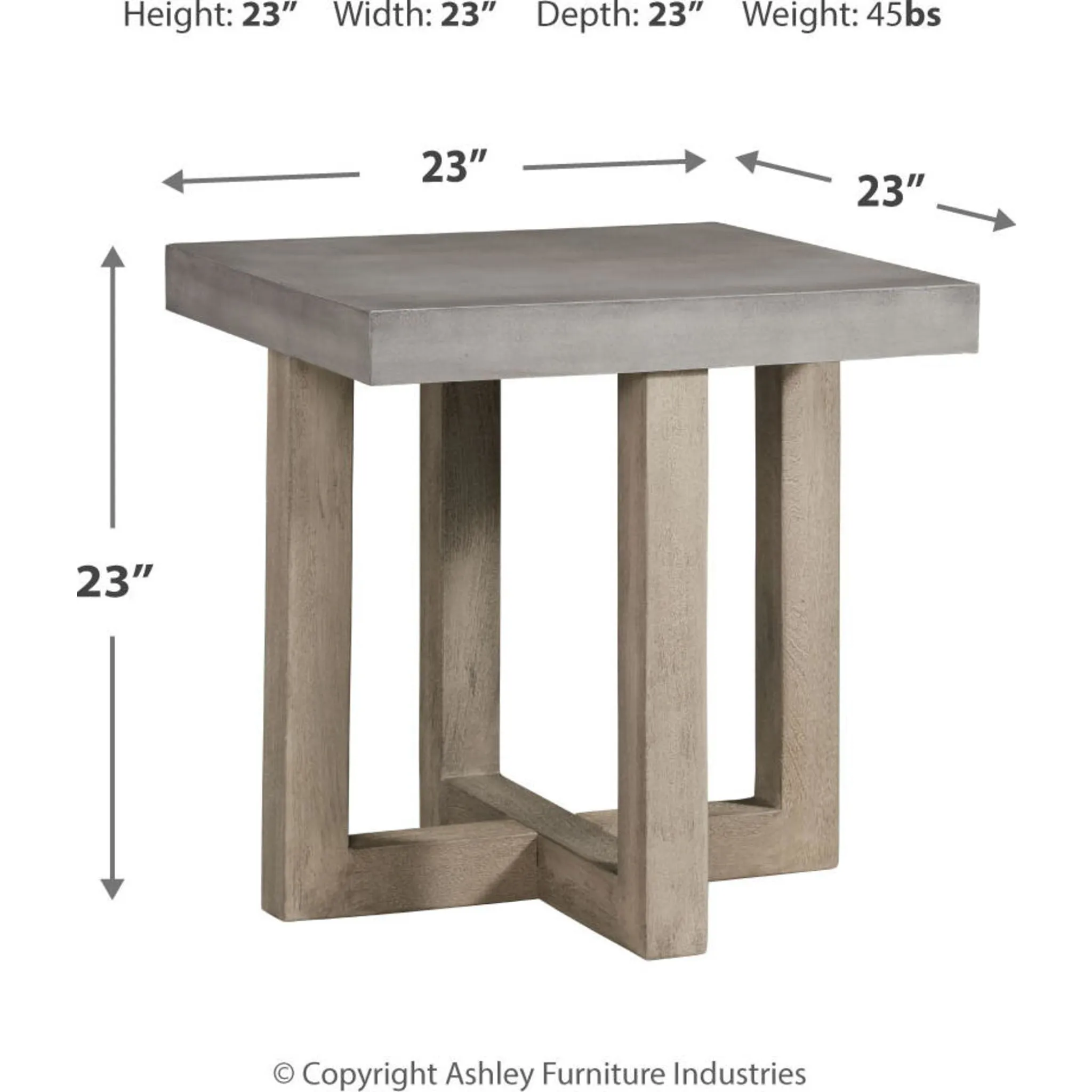Lockthorne Square End Table