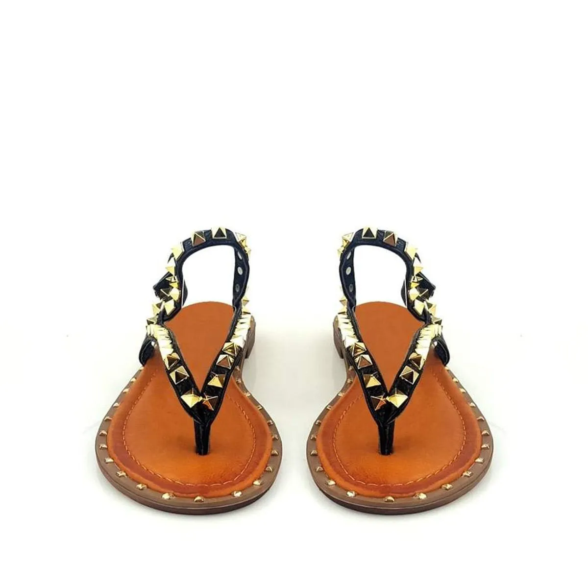 Lorinda Flat Toe Post Slingback Sandal