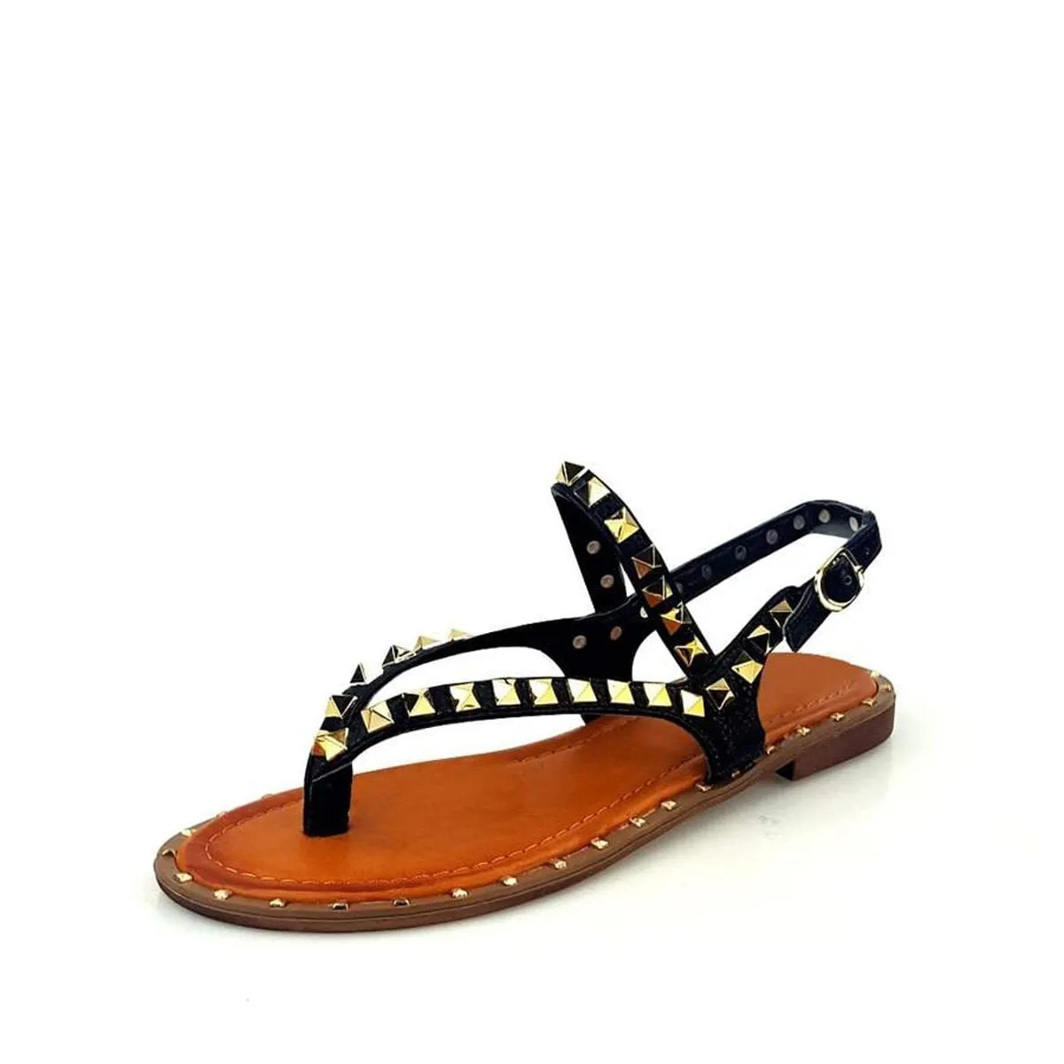 Lorinda Flat Toe Post Slingback Sandal