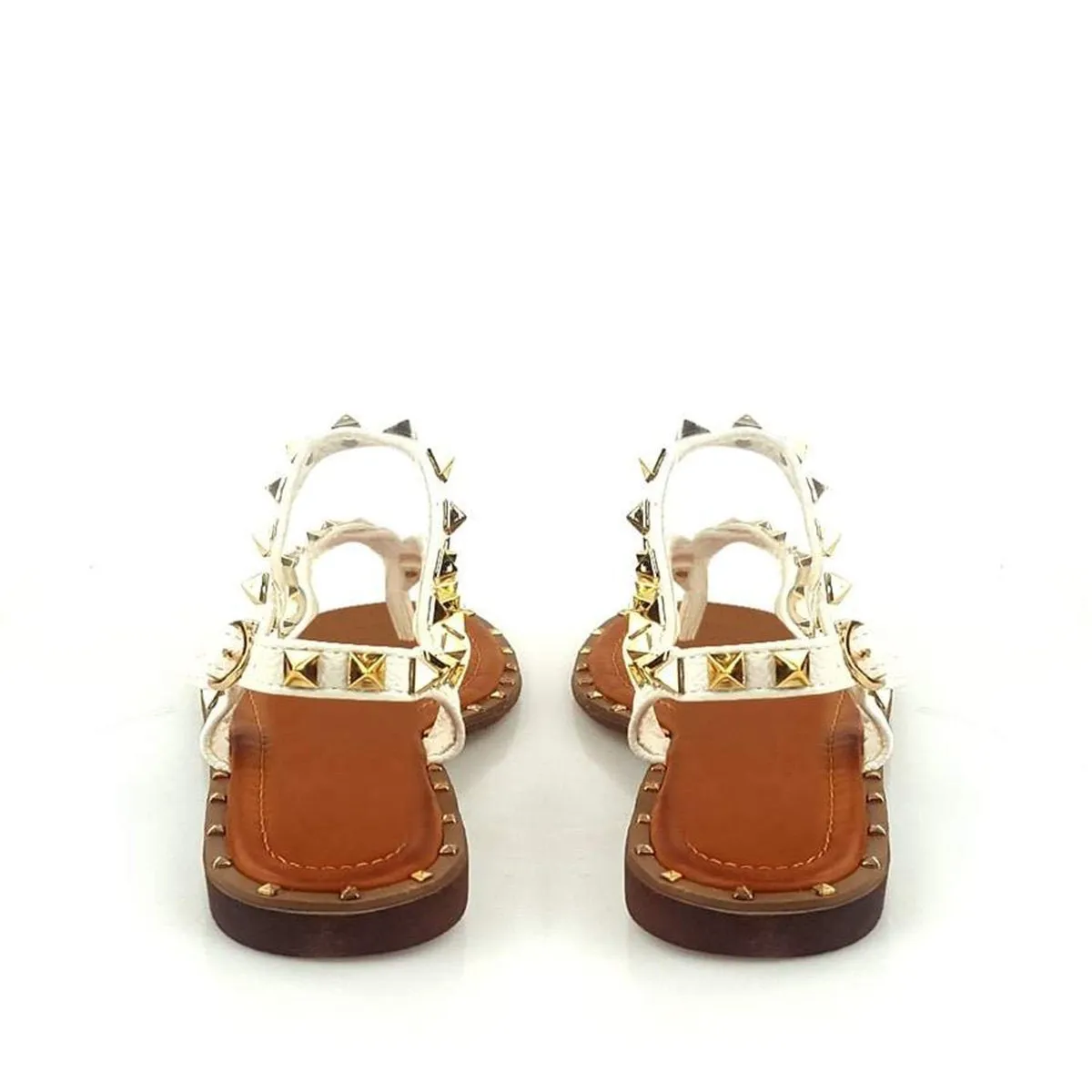 Lorinda Flat Toe Post Slingback Sandal