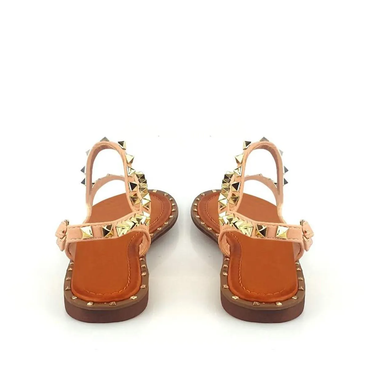 Lorinda Flat Toe Post Slingback Sandal