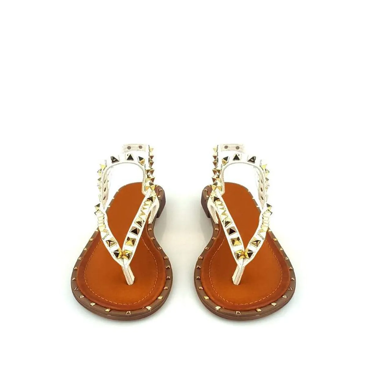 Lorinda Flat Toe Post Slingback Sandal