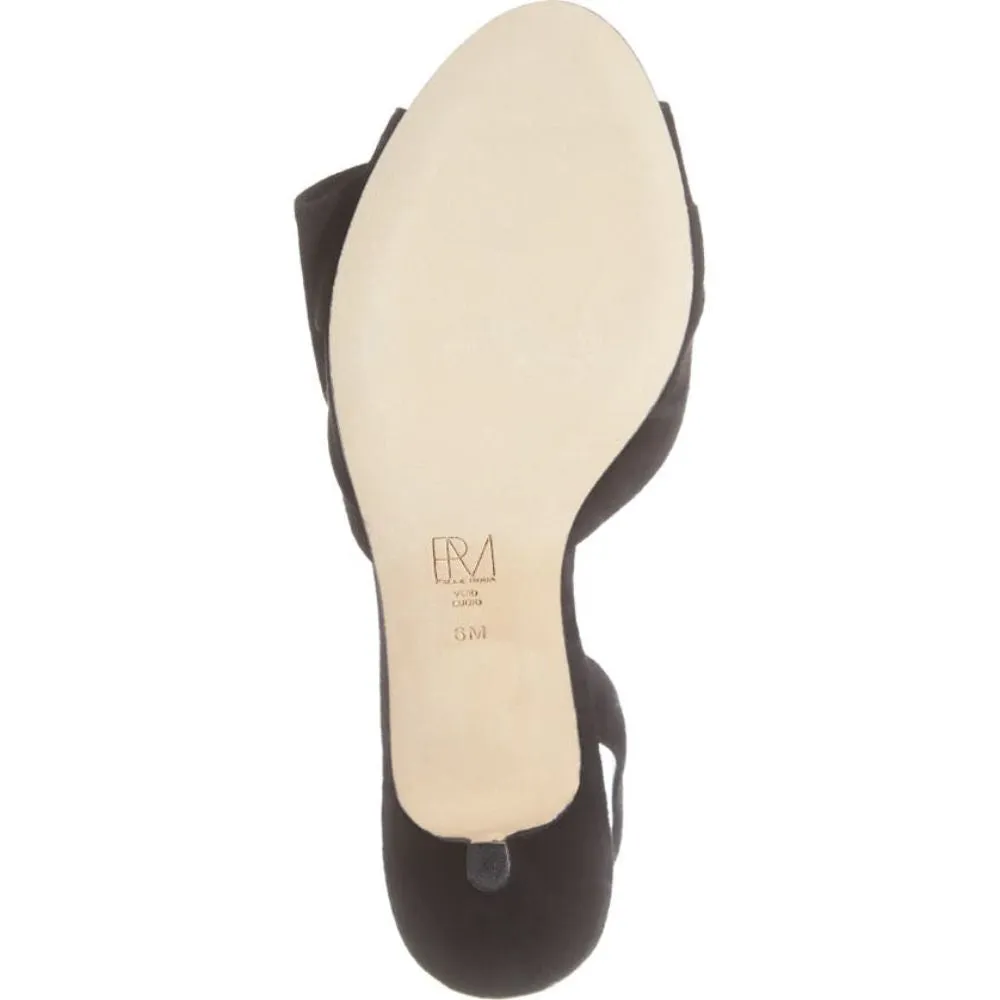 Lovi Black Suede Pelle Moda Sandals