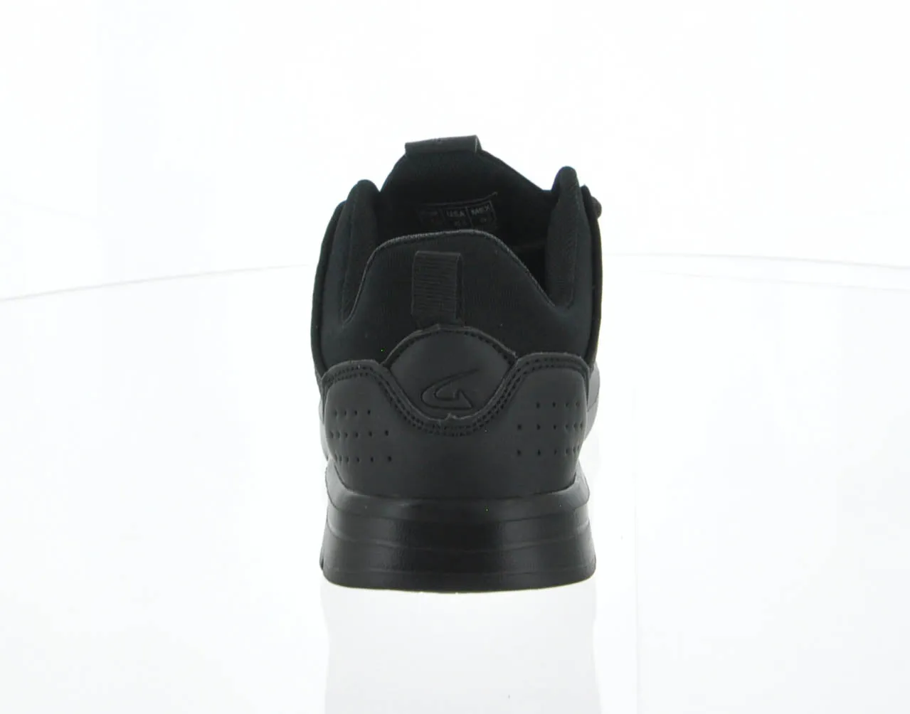 MEN'S SHOES BLACK MESH TENNIS SNEAKERS 6225M