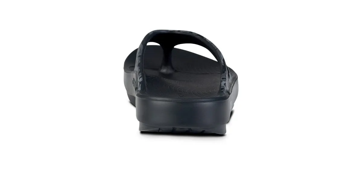 OOFOS Unisex OOriginal Sport Thong Sandal - Black Water Camo