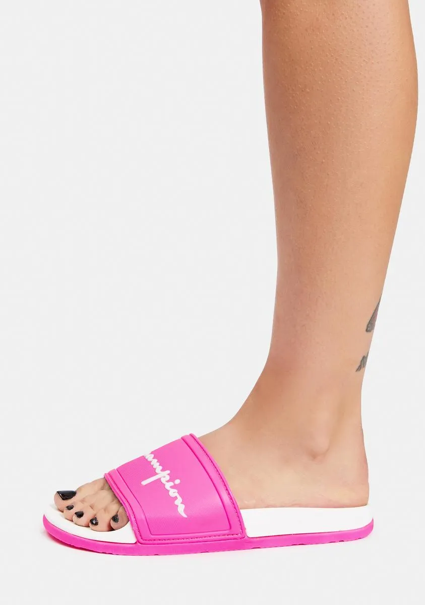 Pink IPO Squish Slides