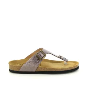 Plakton 181671 Silver Thong Sandals