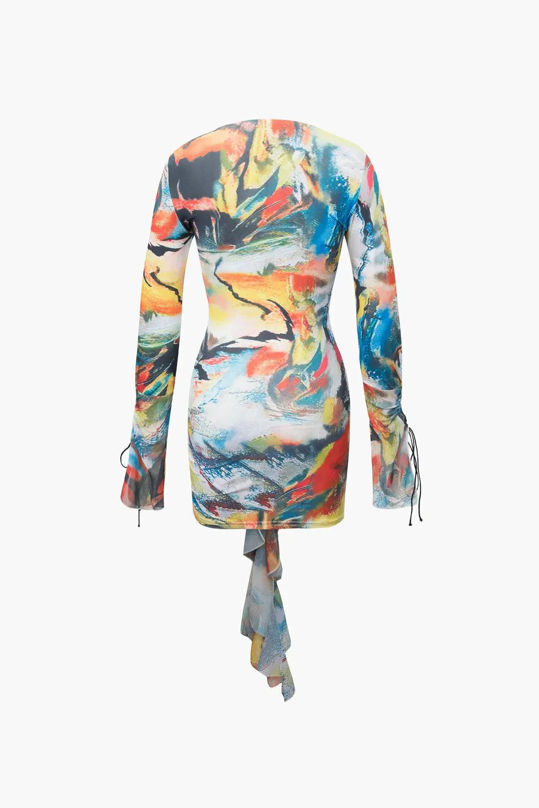 Ravelle – Ruffle tie detail – Mini dress