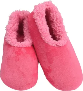 Snoozies Sherpa-Lined Slipper Socks for Women - Fuzzy, Cute, and Cozy Slippers for Women with Non-Slip Sole - Washable House Slippers