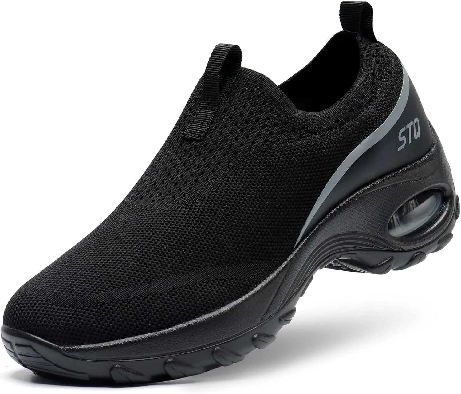 STQ Slip on Walking Shoes for Women Arch Support Mesh Comfy Work Shoes