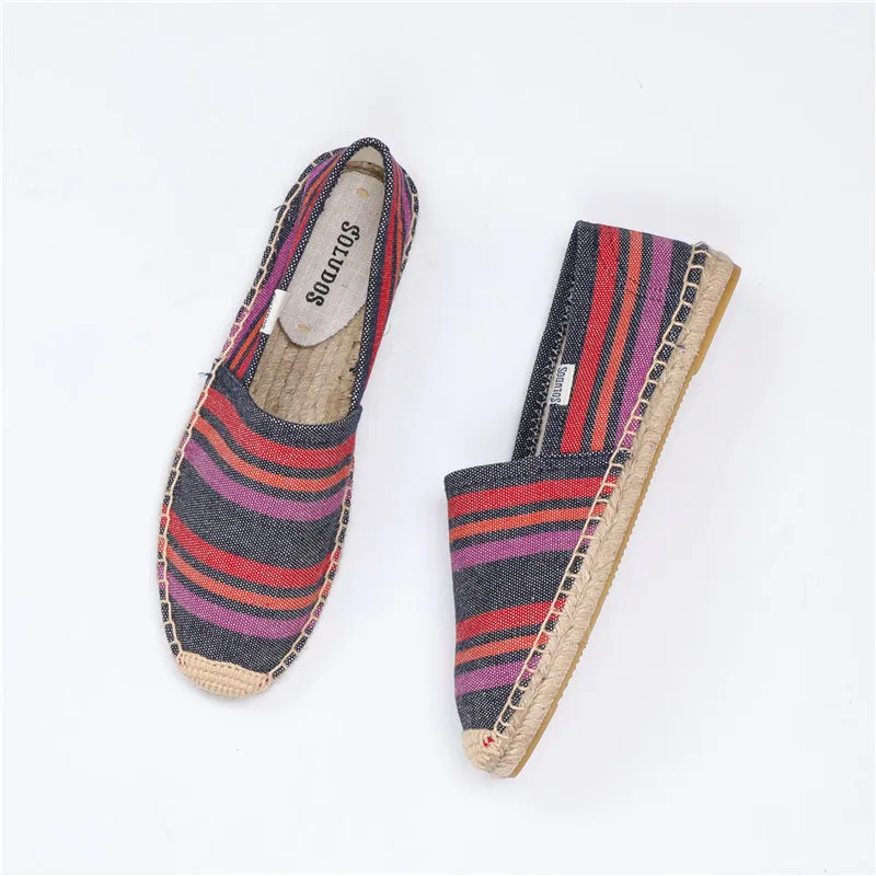Straw Espadrilles Fisherman Shoes.